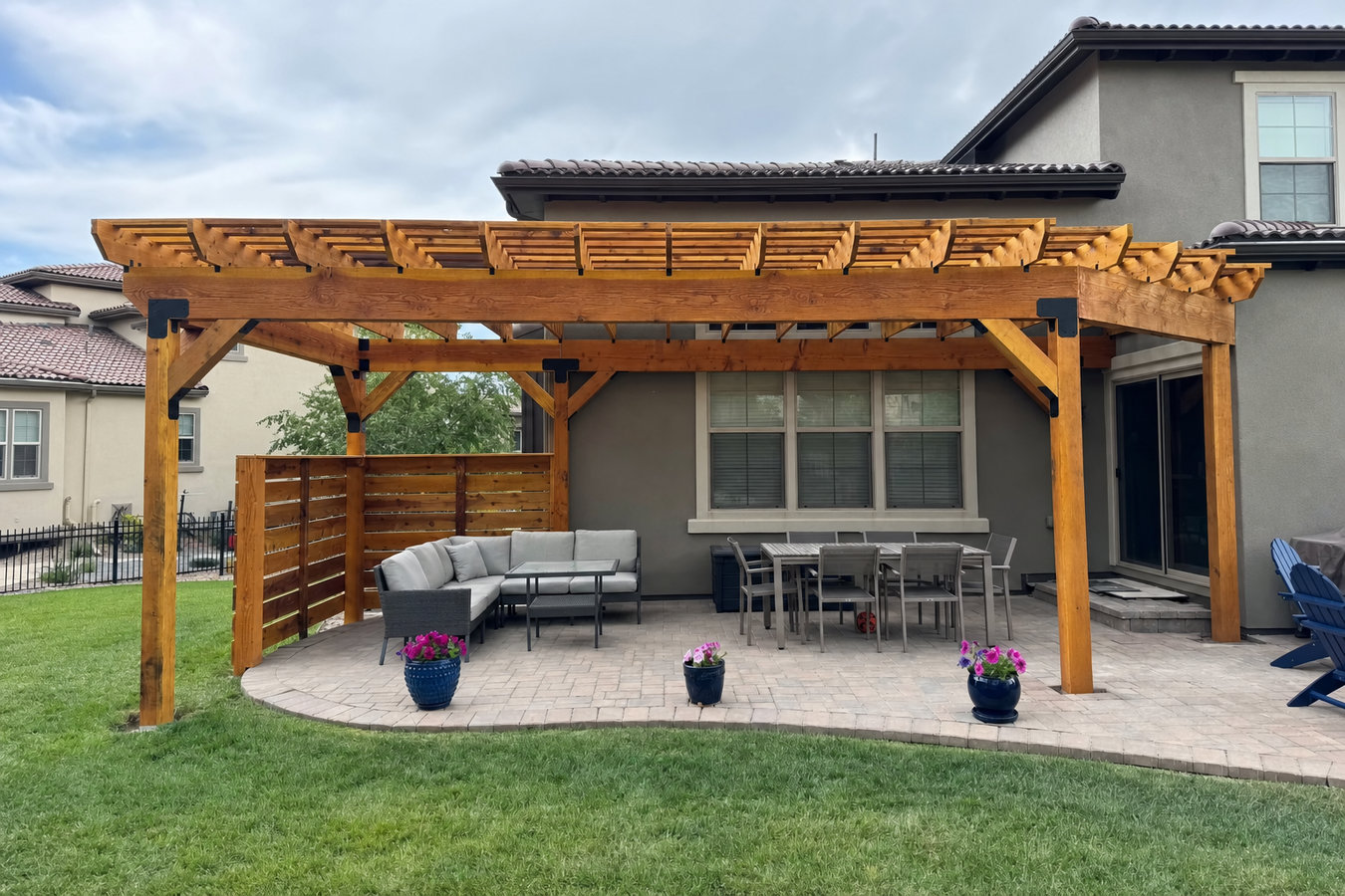 Pergola installation